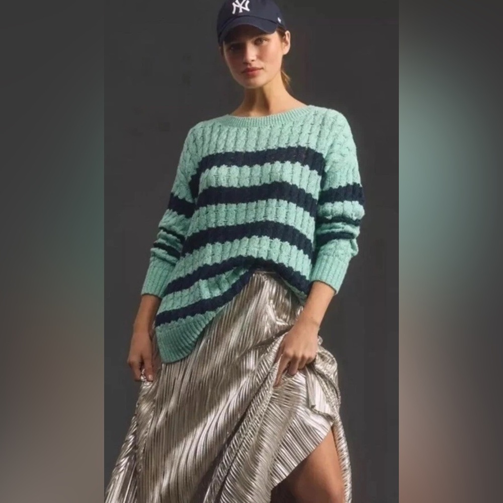 Anthropologie Pilcro Longline Stitch Sweater